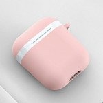 Wholesale P&U Protective Thicken Soft Silicone Cover Skin for Airpod Charging Case (Pink)